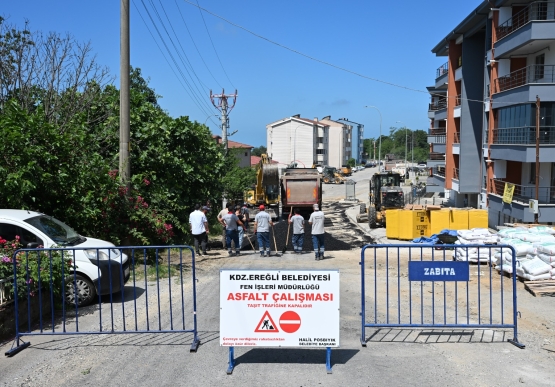 Kdz. Ereğli Asfaltlanıyor