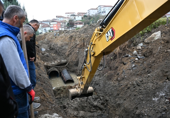 Potbaşı Ve Devrek Yol Ayrımı’nda Su Baskınlarına Karşı Kalıcı Önlem