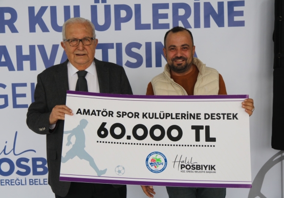 Başkan Posbıyık, Amatör Spor Kulüplerine Destek Verdi
