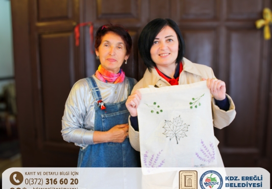 Kdz. Ereğli Belediyesi Kent Müzesi'nden Anneler Günü İkinci Günde de Devam Etti Özel Tahta Baskı Atölyesi: "Desende Sevgi, Baskıda Anne İzi"