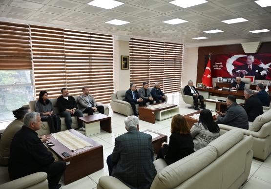 Başkan Posbıyık, Daire Müdürlerinden Brifing Aldı