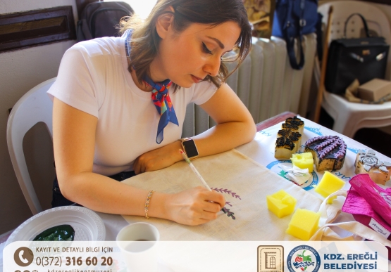 Kdz. Ereğli Belediyesi Kent Müzesi'nden Anneler Günü İkinci Günde de Devam Etti Özel Tahta Baskı Atölyesi: "Desende Sevgi, Baskıda Anne İzi"