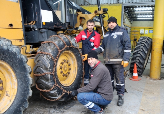 Zincirler Takıldı, Ekipler Hazır!