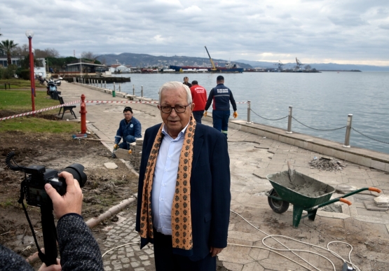 Başkan Posbıyık, Ereğli Sahilinde Çalışmaları Denetledi