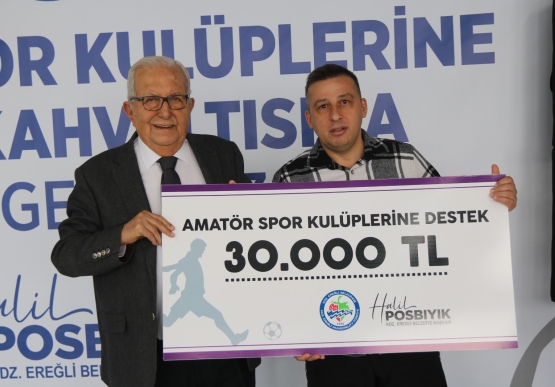 Başkan Posbıyık, Amatör Spor Kulüplerine Destek Verdi