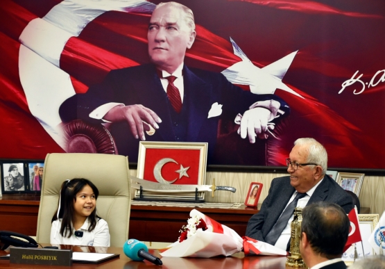 Aden Su Cebir, Başkan Posbıyık’ın Koltuğuna Oturdu