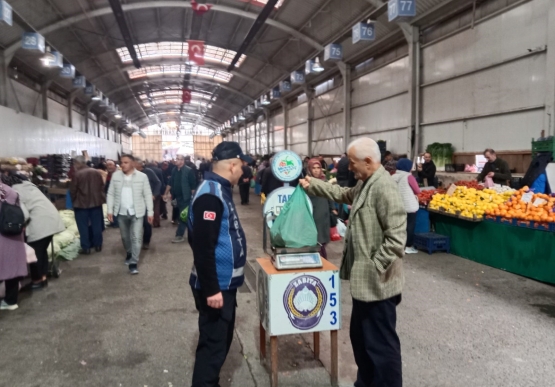 Kdz. Ereğli’de Pazar Poşetlerini Birde Zabıta Tartıyor