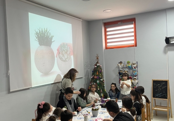 Beton Saksı Yapımı Ve Bitki Süsleme Atölyesi Yeniden Düzenlendi