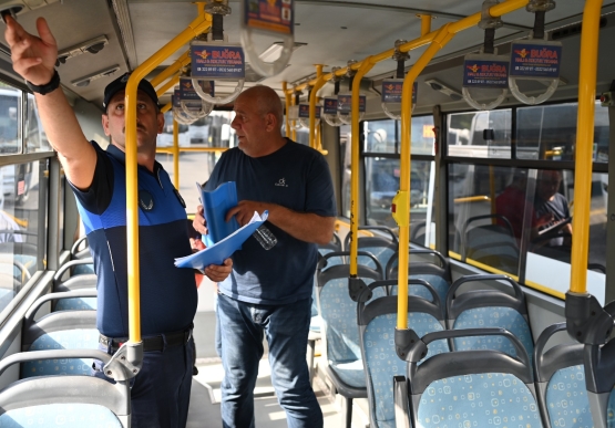 Kdz. Ereğli’de Halk Otobüsleri Vatandaş Memnuniyeti İçin Tek Tek Kontrol Ediliyor