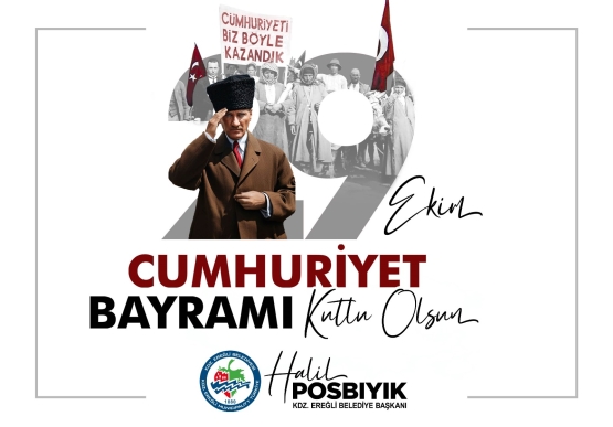 Başkan Posbıyık, Cumhuriyetin 102. Yılını Kutladı