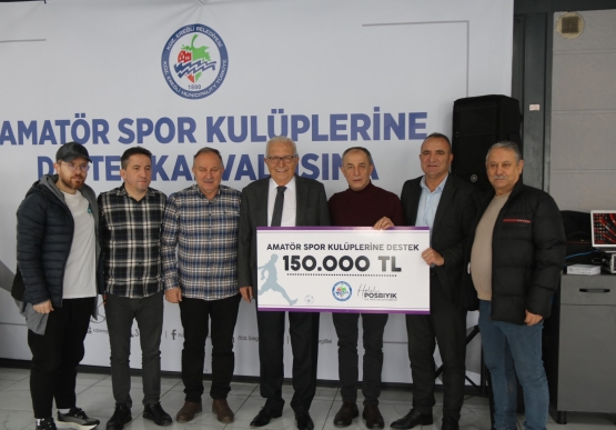 Başkan Posbıyık, Amatör Spor Kulüplerine Destek Verdi