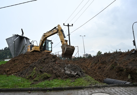 Potbaşı Ve Devrek Yol Ayrımı’nda Su Baskınlarına Karşı Kalıcı Önlem