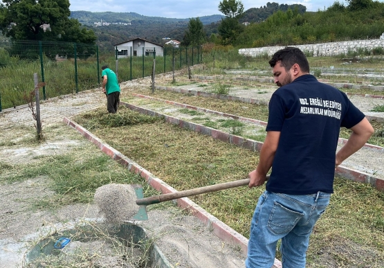 Mezarlıklarda Bakım Ve Temizlik Çalışmaları Sürüyor