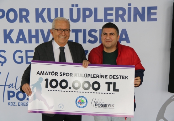 Başkan Posbıyık, Amatör Spor Kulüplerine Destek Verdi