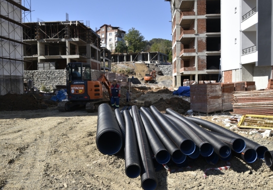 Kdz. Ereğli Belediyesi, Yeni Yerleşim Alanlarında Alt Yapı Çalışmalarını Sürdürüyor