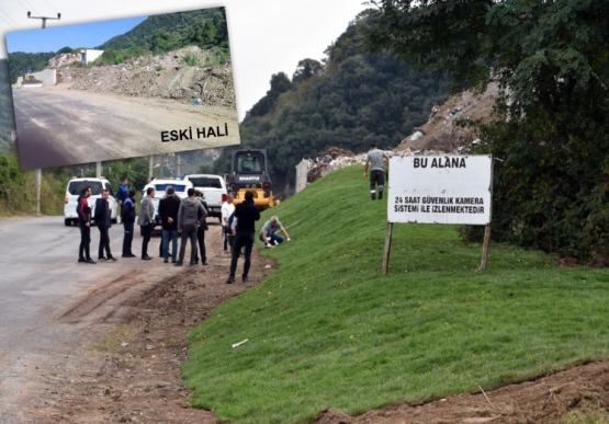 Kırmacı’daki Eski Çöplük Alanı Güzelleştiriliyor