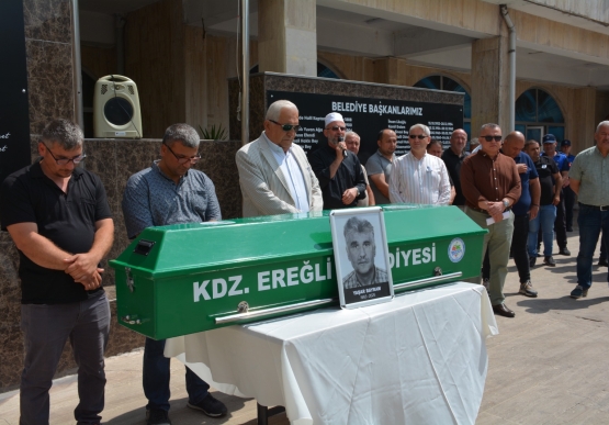 Kdz. Ereğli Belediyesi’nde, Yaşar Bayram İçin Tören Düzenlendi