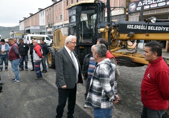 Kdz. Ereğli Yollarına 45 Bin Ton Asfalt Serildi