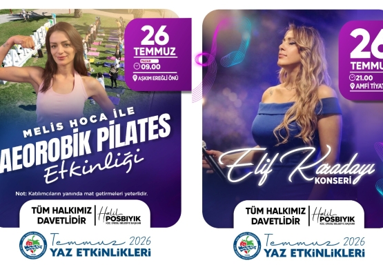 Kdz. Ereğli'de Temmuz Yaz Etkinlikleri Devam Ediyor