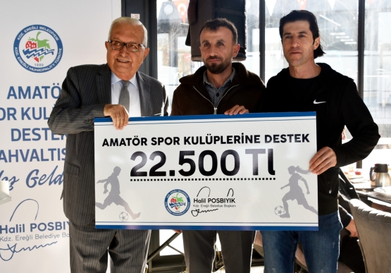 Başkan Posbıyık, Amatör Spor Kulüplerine Destek Verdi