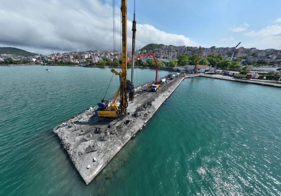 Kdz. Ereğli Belediye Limanında Çalışmalar Sürüyor