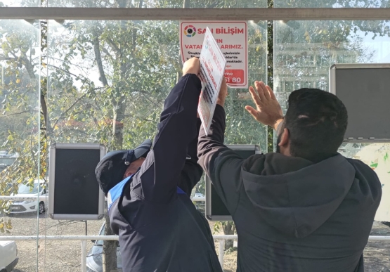 Kdz. Ereğli’de İzinsiz Afişler Kaldırıldı