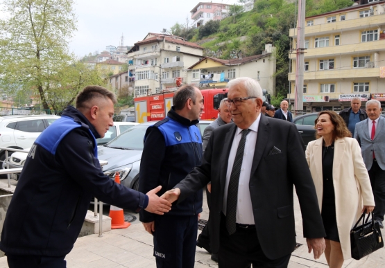 Kdz. Ereğli Belediyesi’nde Bayramlaşmaya Yoğun İlgi