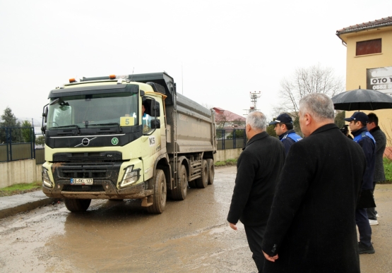 Kdz. Ereğli Belediyesi, Hafriyat Kamyonlarına Müdahale Etti