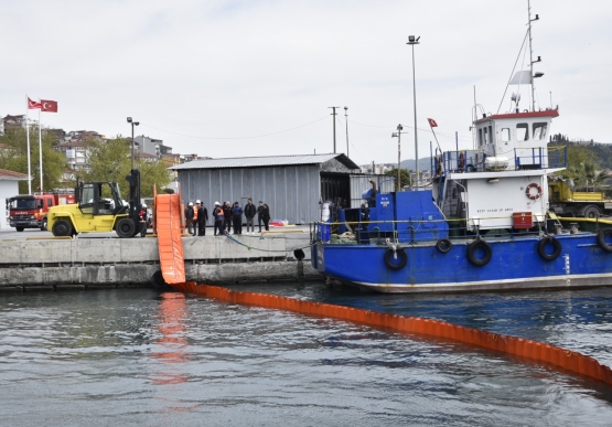 Bozhane Limanı’nda Deniz Kirliliği Tatbikatı Yapıldı