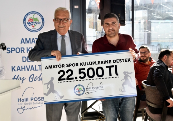 Başkan Posbıyık, Amatör Spor Kulüplerine Destek Verdi