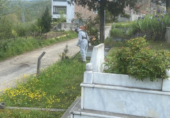 Kdz. Ereğli’de 57 Mezarlık Bayram Öncesi Temizleniyor