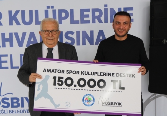 Başkan Posbıyık, Amatör Spor Kulüplerine Destek Verdi