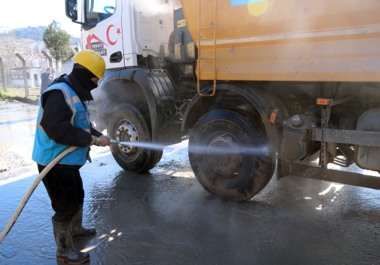 Kdz. Ereğli’de Hafriyat Kamyonları Yıkanmaya Başladı