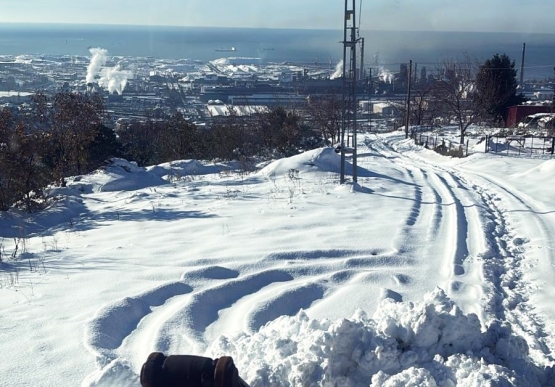 Kdz. Ereğli Belediyesi’nin Karla Mücadele Mesaisi Sürüyor