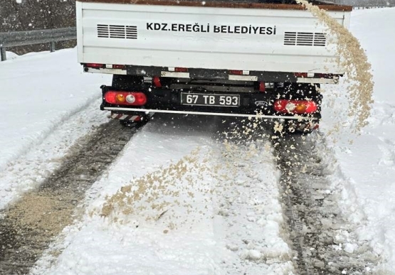 Kdz. Ereğli Belediyesi, Sahada Kesintisiz Çalışıyor