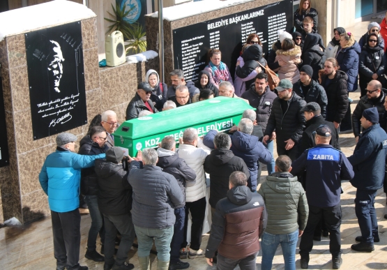 Belediye İşçisi Üstün, Son Yolculuğuna Uğurlandı