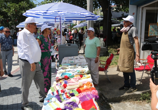 Tarihi Akkuyu Meydanı, Deniz Kızı Heykeli Ve El Ürünleri Pazarı Açıldı