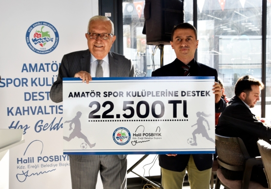 Başkan Posbıyık, Amatör Spor Kulüplerine Destek Verdi