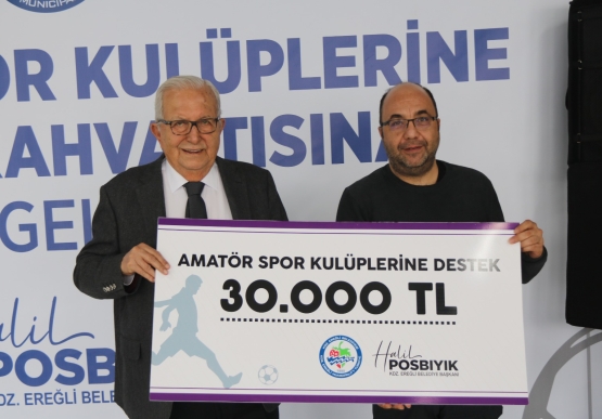 Başkan Posbıyık, Amatör Spor Kulüplerine Destek Verdi