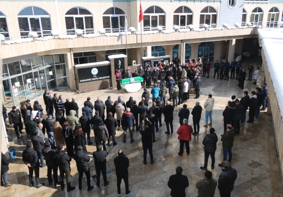 Belediye İşçisi Üstün, Son Yolculuğuna Uğurlandı