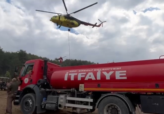 Kastamonu’daki Yangına Giden İtfaiye Aracı Kdz. Ereğli’ye Döndü
