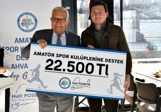 Başkan Posbıyık, Amatör Spor Kulüplerine Destek Verdi