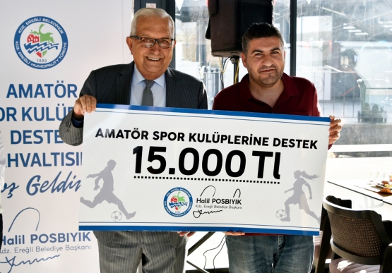 Başkan Posbıyık, Amatör Spor Kulüplerine Destek Verdi