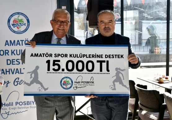 Başkan Posbıyık, Amatör Spor Kulüplerine Destek Verdi