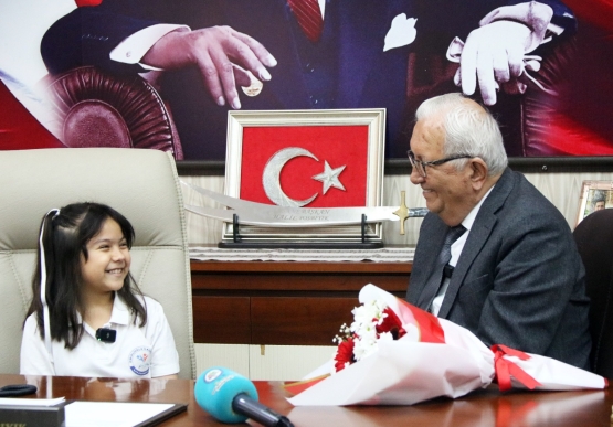 Aden Su Cebir, Başkan Posbıyık’ın Koltuğuna Oturdu