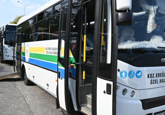 Kdz. Ereğli’de Halk Otobüsleri Vatandaş Memnuniyeti İçin Tek Tek Kontrol Ediliyor