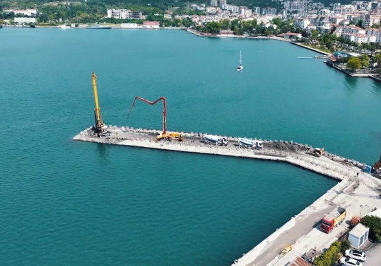 Kdz. Ereğli Belediye Limanında Çalışmalar Sürüyor