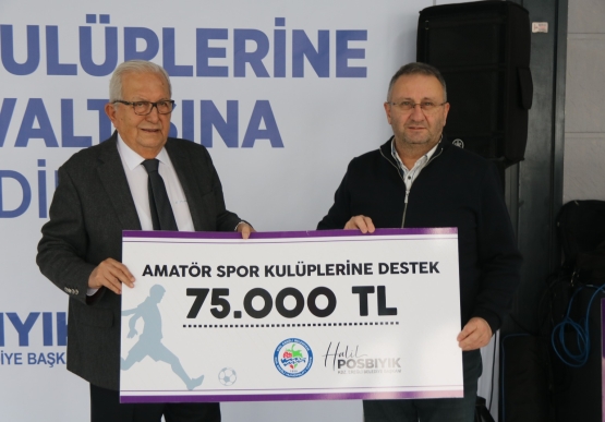 Başkan Posbıyık, Amatör Spor Kulüplerine Destek Verdi