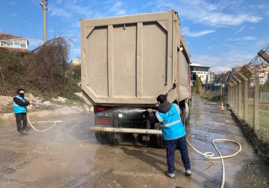 Kdz. Ereğli’de Hafriyat Kamyonları Yıkanmaya Başladı