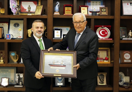 Erdemir Genel Müdürü Şaban Yazıcı, Başkan Halil Posbıyık’ı Ziyaret Etti